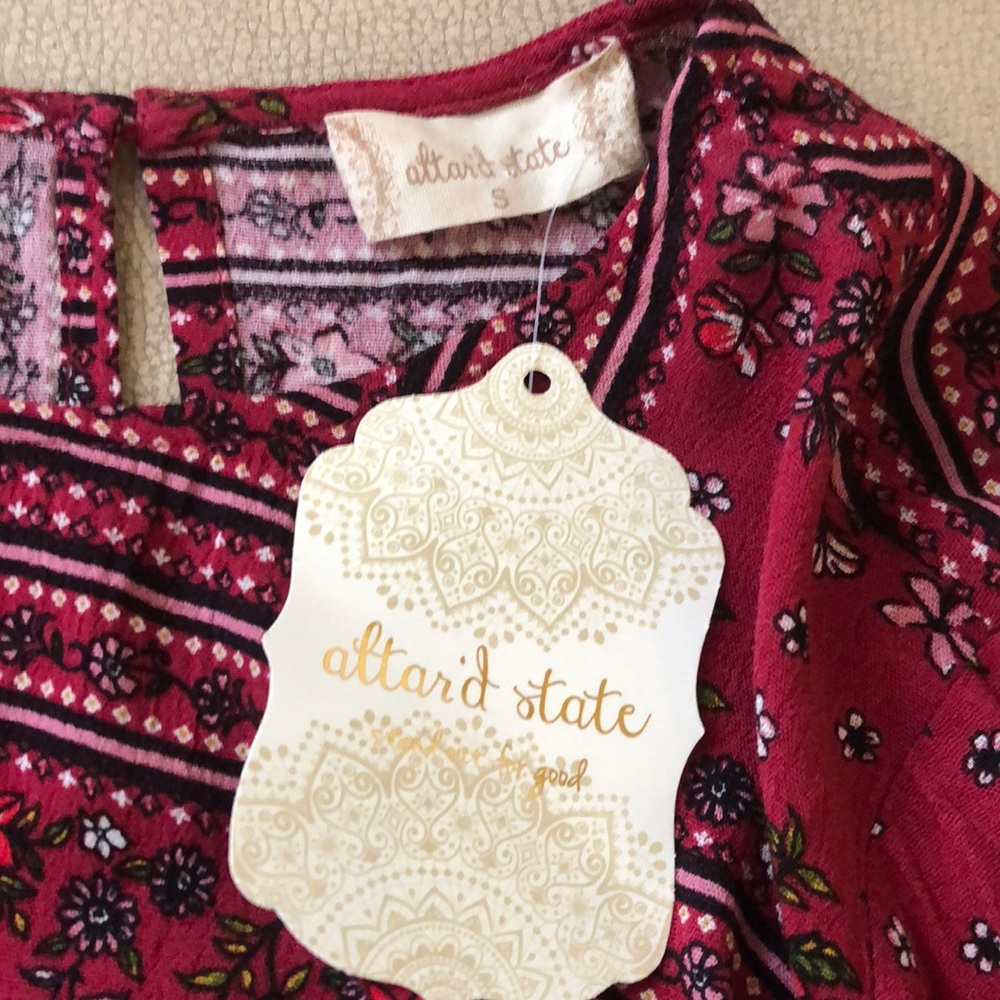 Altar’d State Print Babydoll Top - Picture 5 of 8